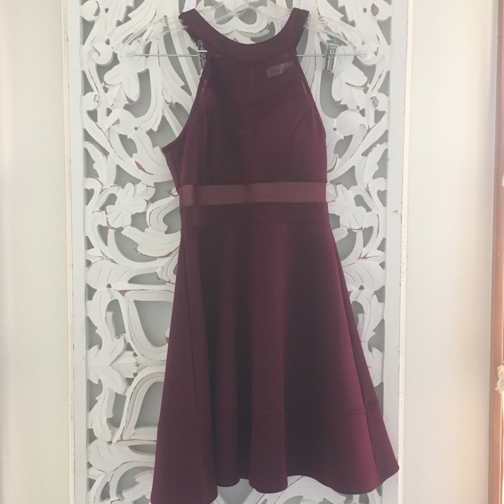 Maroon Semi Formal Dress